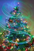 Рождественская елка открытка