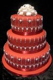 Трехэтажный торт на день рождения