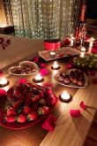 Новогодний романтический стол