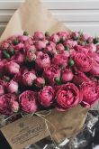 Букет розовые пионы