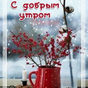 Доброе утро декабрьское открытки