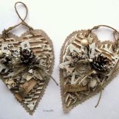 Новогодние игрушки из кожи