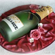 Торт бутылка шампанского