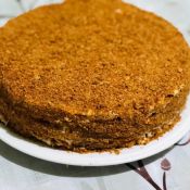 Торт медовый без масла