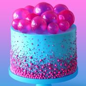 Шары из глазури на торт