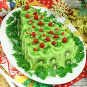 Салат елочка на новый год