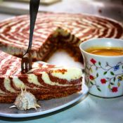 Вкусный торт зебра