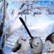 Поздравление с зимой