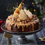 Торт с грушей и сыром