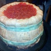 Торт с икрой