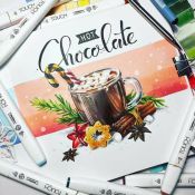 Открытка маркерами