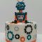 Торт с роботами