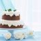 Свадебный торт белый минимализм
