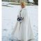 Накидка на свадебное платье зимой