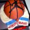 Мяч баскетбольный торт из крема