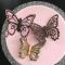 Декор торта с бабочками