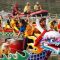 Лодка дракон на китайском празднике