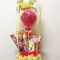 Воздушный шар подарок с конфетами