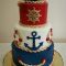Торт моряку на день рождения