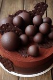 Торт для мужчины с шоколадными шарами