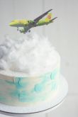 Облака из мастики на торт