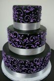 Торт фиолетового цвета