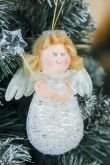 Ангелок из фоамирана на рождественскую елку