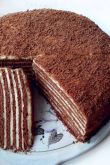 Шоколадный торт медовик