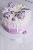 Торт нежно фиолетовый