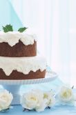 Свадебный торт белый минимализм