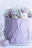 Торт с сухоцветами свадебный