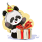 Панда картинка на торт