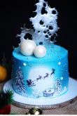 Торт снежный шар