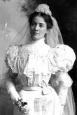 Свадебное платье викторианской эпохи