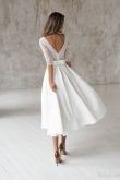 Платье свадебное длина миди