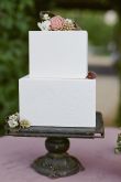 Торт свадебный квадратный