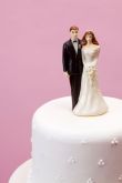 Торт с невестой и женихом свадебный