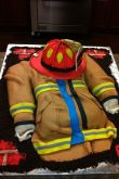 Торт на день рождения пожарному