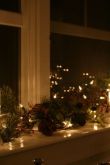 Рождественские свечи на подоконник