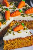 Торт без выпечки морковный