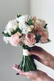 Букет из мелких роз свадебный