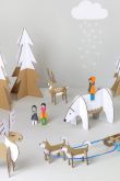 Игрушки из картона и бумаги новогодние