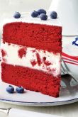 Красный бисквитный торт бархат