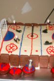 Торт для мужчины хоккеиста