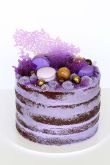 Торт на день рождения фиолетовый