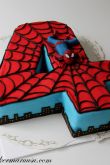 Торт человек паук без мастики