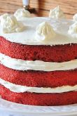 Дизайн торта красный бархат