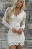 Свадебное белое платье кружевное