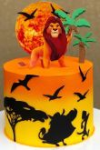 Картинка льва на торт