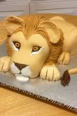 Торт лев с короной